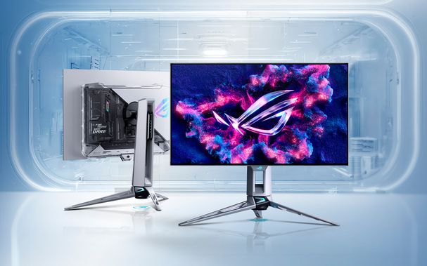 ASUS Republic of Gamers Announces Availability of Swift OLED PG27AQWP-W and Strix OLED XG27AQWMG 